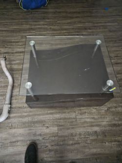 Small glass table
