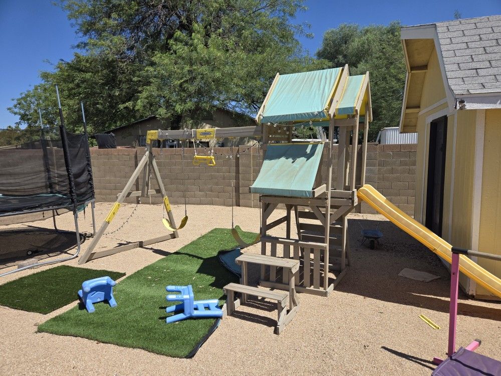 kids swing set