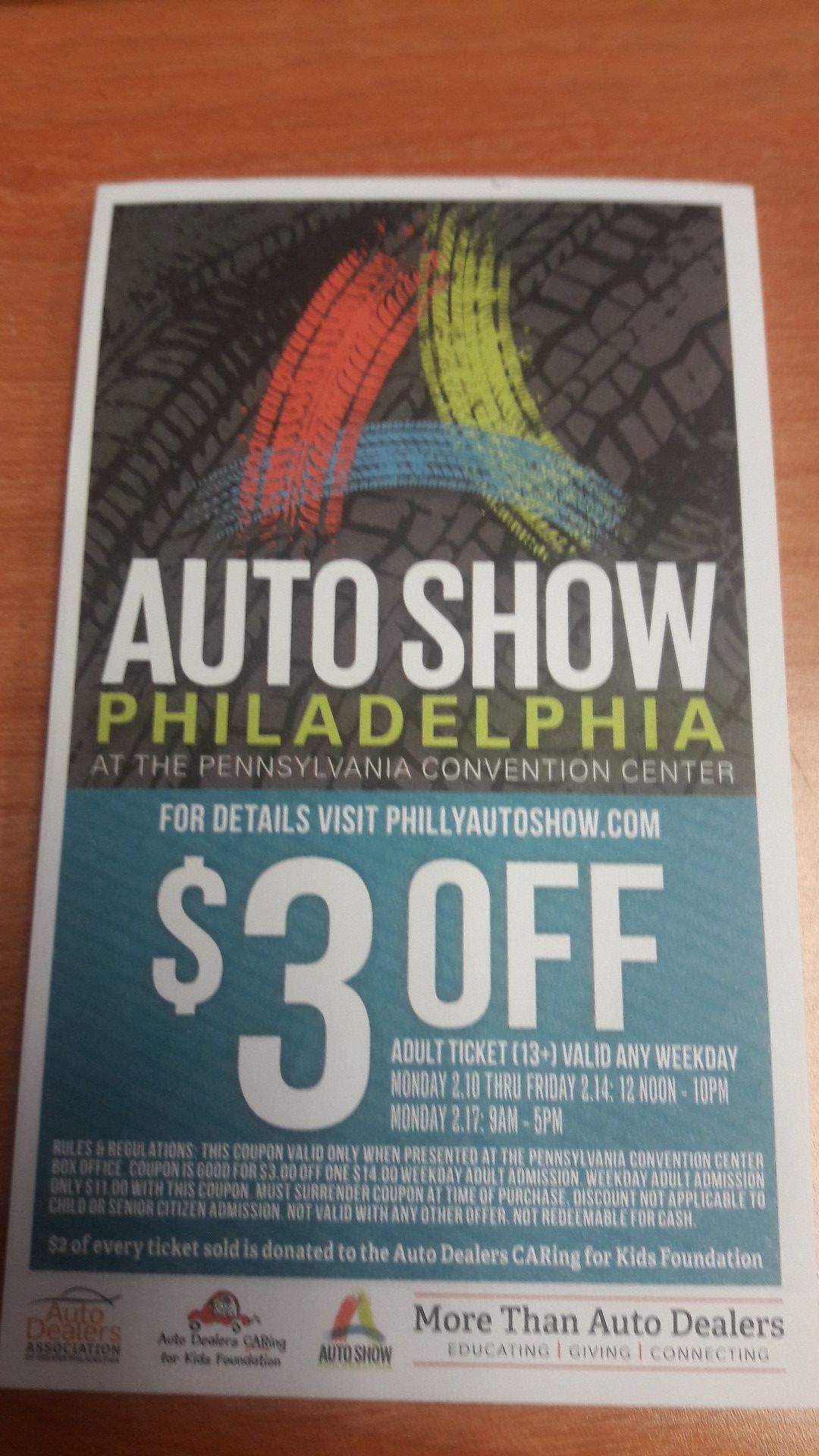 Philly auto show discounts