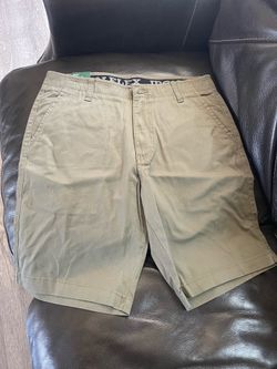 Flat front shorts