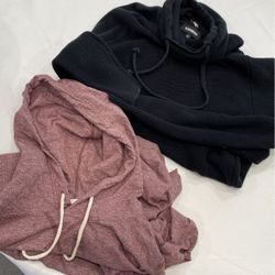 Two Hoodie Sweaters Mens Size Extra Small