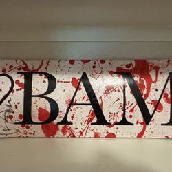Bam Margera Signed skateboard Deck 