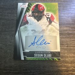 Signed Segun Olubi Card