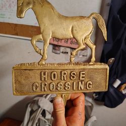 Horse Crossing Sign