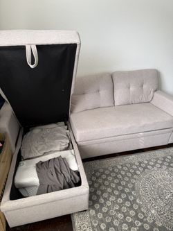 Convertible Sectional Sofa with storage