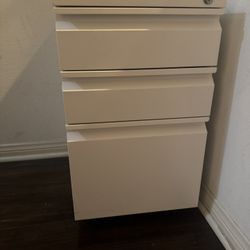 White Filing Cabinet 