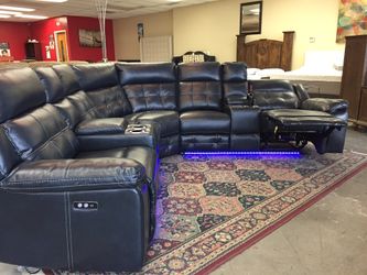 BRAND NEW POWER RECLINE SECTIONAL WITH LED LIGHTS