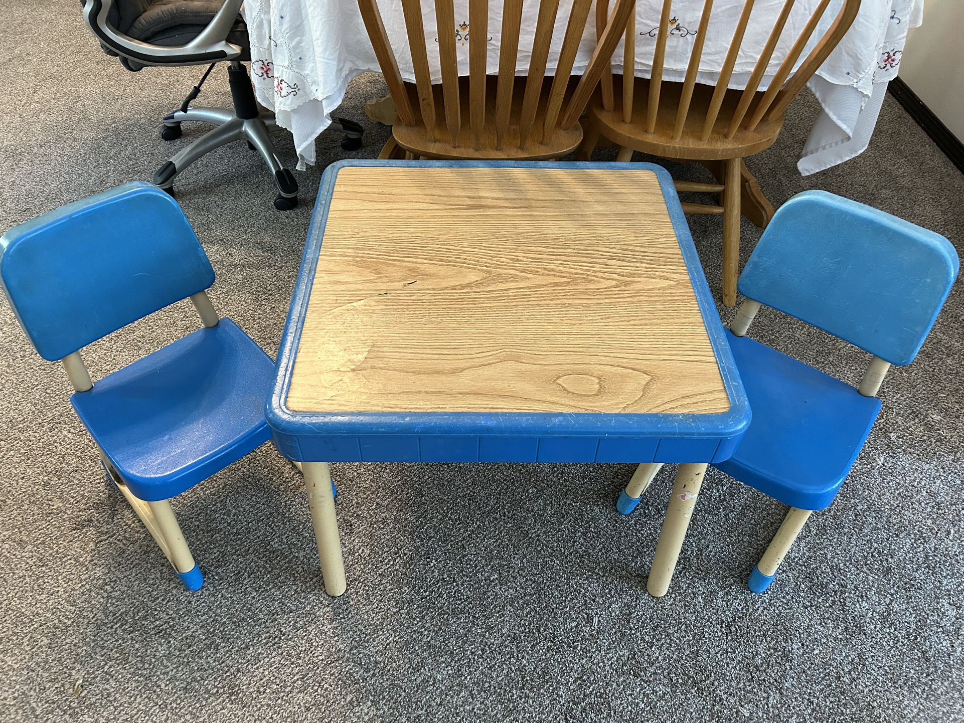 Vintage Fisher Price Kids Table And Chairs