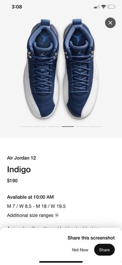Jordan 12 Índigo