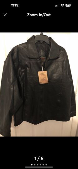 Steve and Barry's faux leather jacket Large