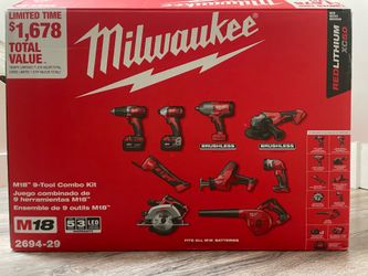 Milwaukee 9 tool combo kit