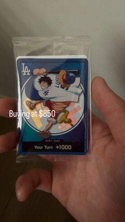 Buying One Piece Dodgers for $850