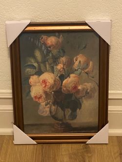 Roses in Vase wall Art