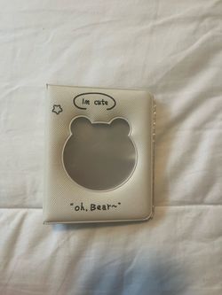 Kpop cute bear photocard binder