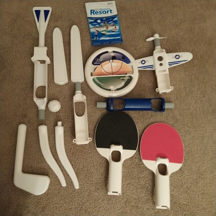 Nintendo Wii Sports Resort Bundle Accessories