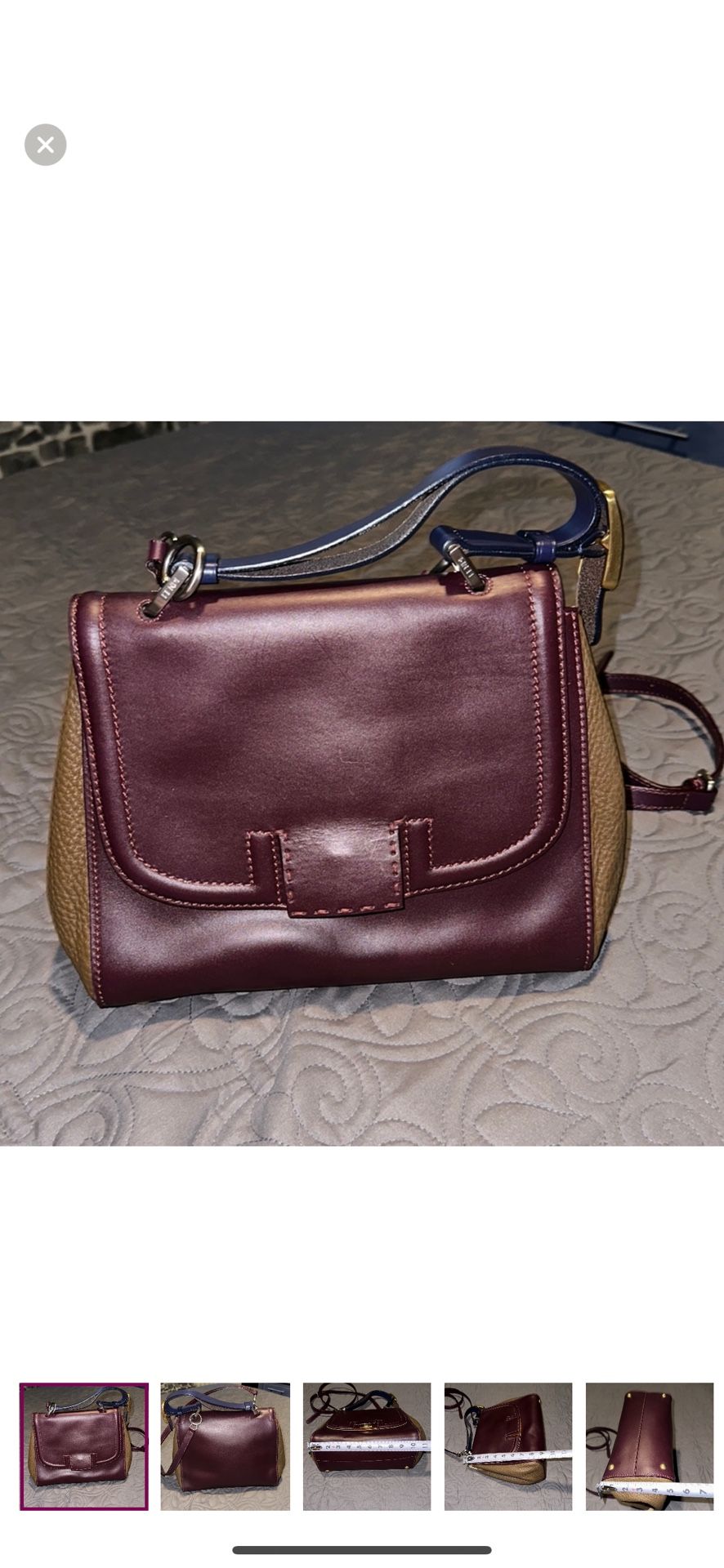 Authentic FENDI Sylvana Colorblock Convertible Bag