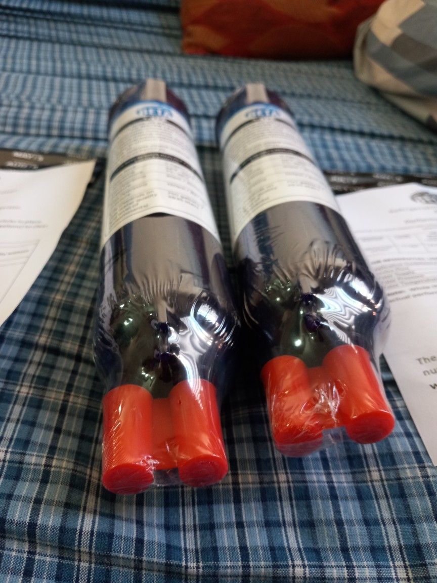 2 New Refrigerator Water Filters Both For $40 Please See All Pictures Pick Up At Country Club And Grant