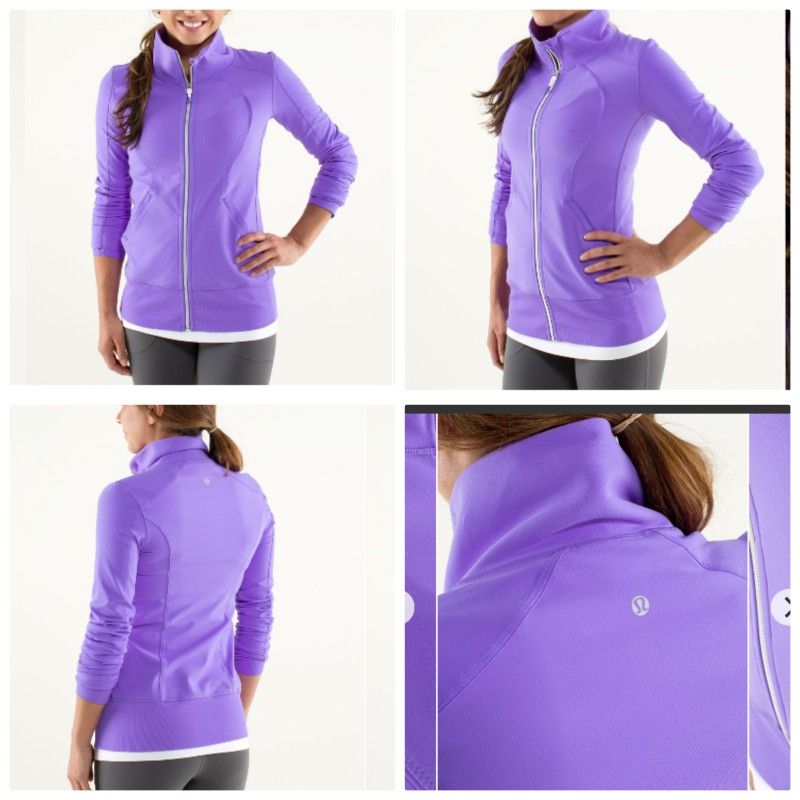 2) Lululemon Contempo Power Purple Jacket