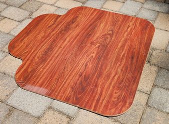 Heavy duty Wood chair mat 47 x 47 x 5/16