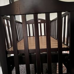 Wooden Baby Crib 