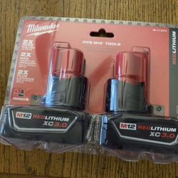 Milwaukee M12 Batteries XC 3.0