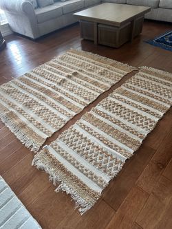 new rug and runner both 50 dollars