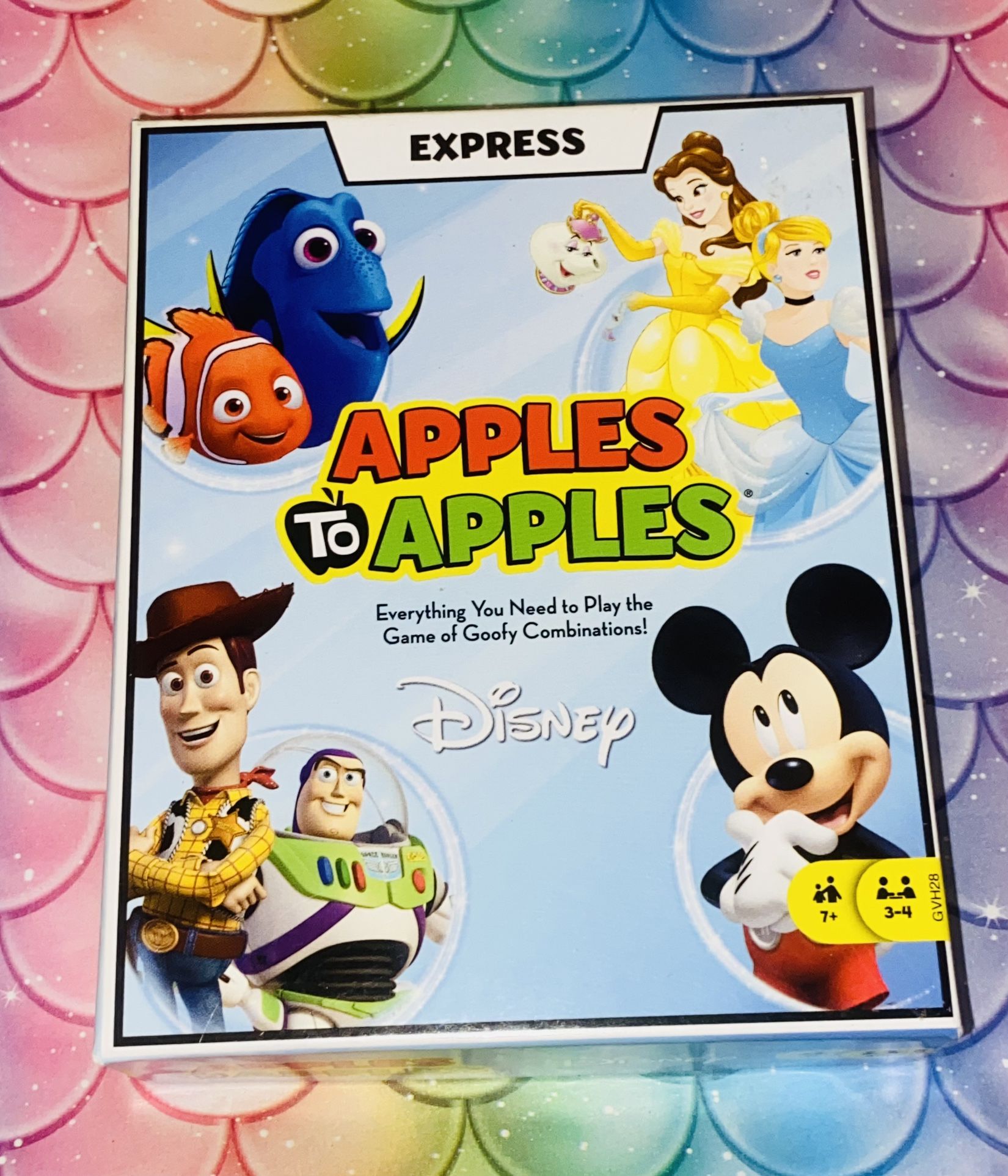 🖤🍎💚🍏❤️🖤🦋DISNEY EXPRESS🦋APPLES🍏TO APPLES🍎CARD🃏GAME🖤🍏❤️🍎💚🖤