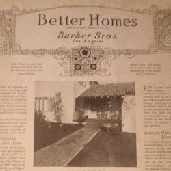 Better Homes Original Magazine By Barker Bros.