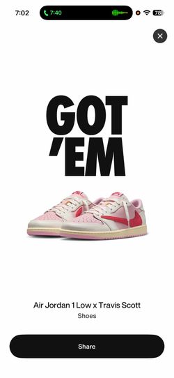 Travis Scott Jordan 1 Low