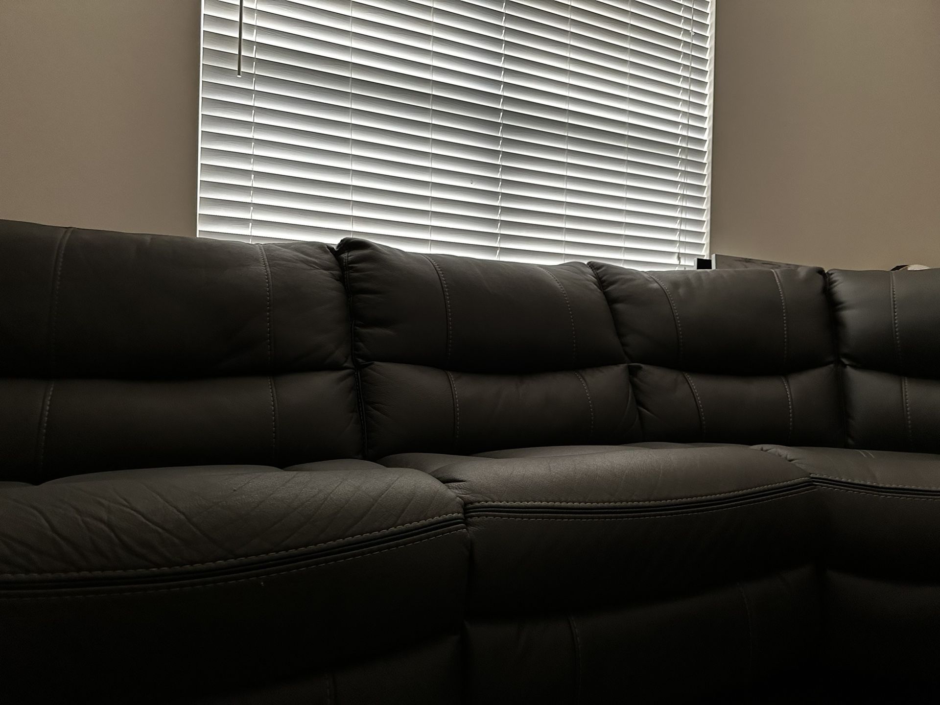 Leather Sectional