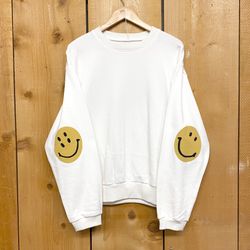 Kapital Smiley Crewneck White Large Size 3 Authentic