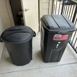 Black Trash Cans Rubbermaid Heavy Duty 