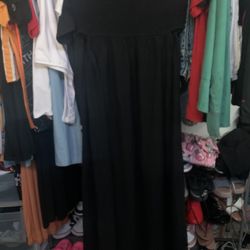 Forever21 Black Maxi Dress Ox Plus Size