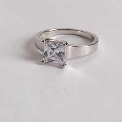 BEAUTIFUL SILVER TONE WOMENS RING SIZE 9 😍😍😍