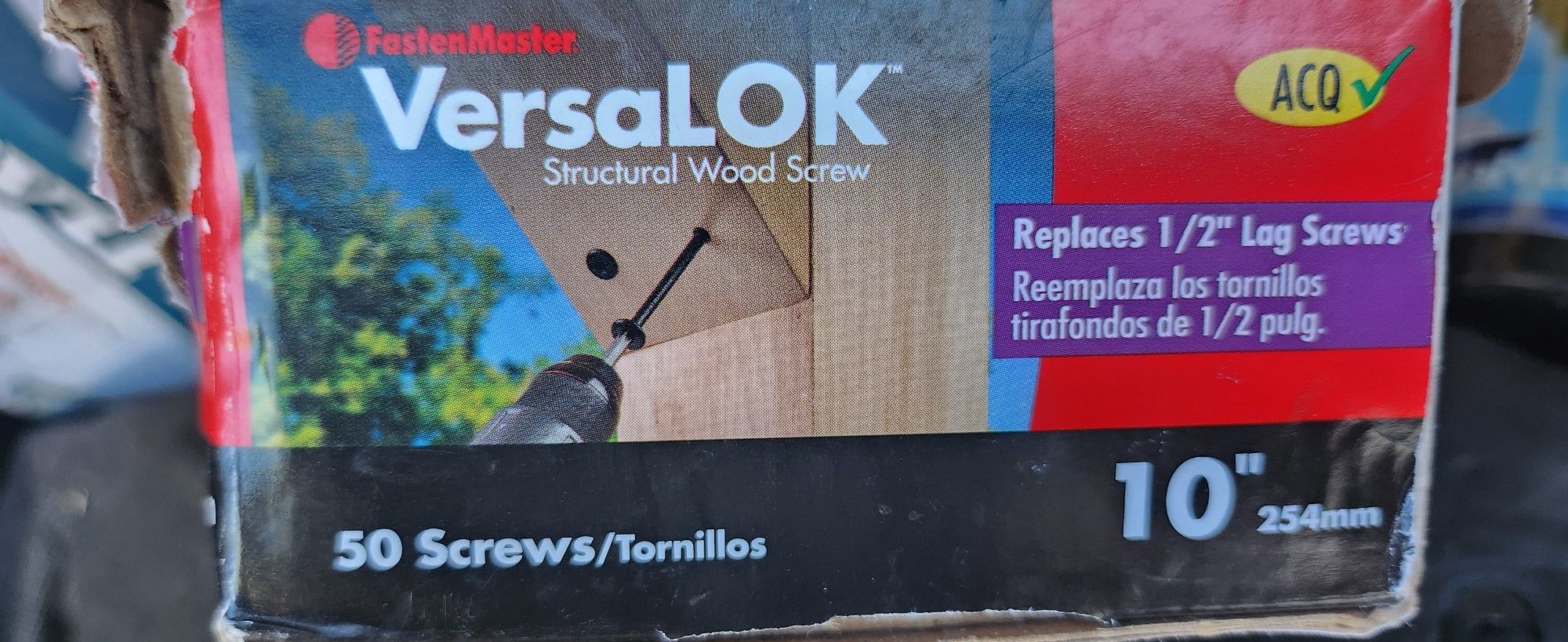 10 Inch VersaLOK Screws 50 Count