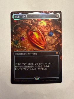 Magic the gathering foil mox amber hobbit set