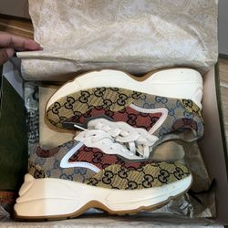 Gucci Rhythm GG Multicolor Sneakers White Sole 
