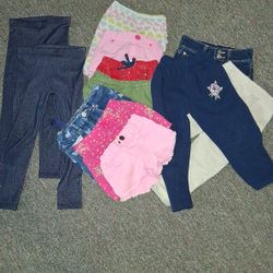 Girls Tops, Shorts, Pants 18m- 4t