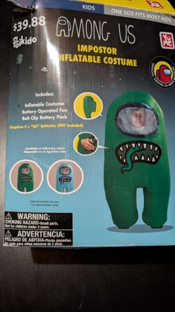 Among Us blow up costume