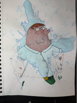 Family Guy Peter Griffin Splash Art