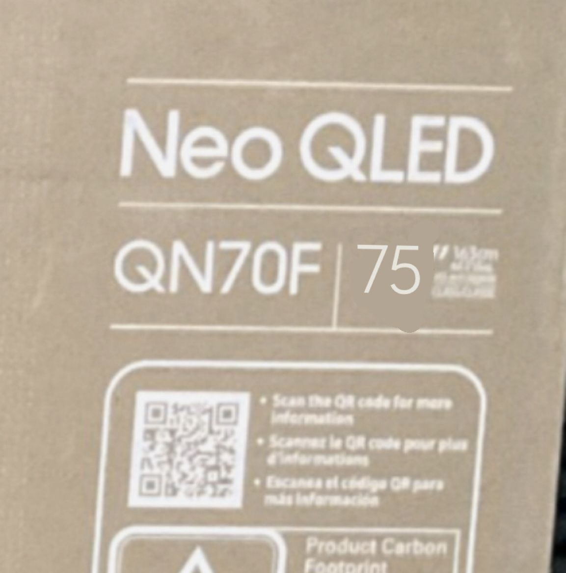Samsung - 75” Class QN70F Series Neo QLED Mini LED 4K UHD SamsungVision AI Smart Tizen TV