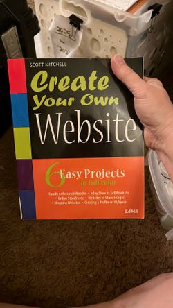 Like New Book “Create Your Own Website In 6 Easy Steps”