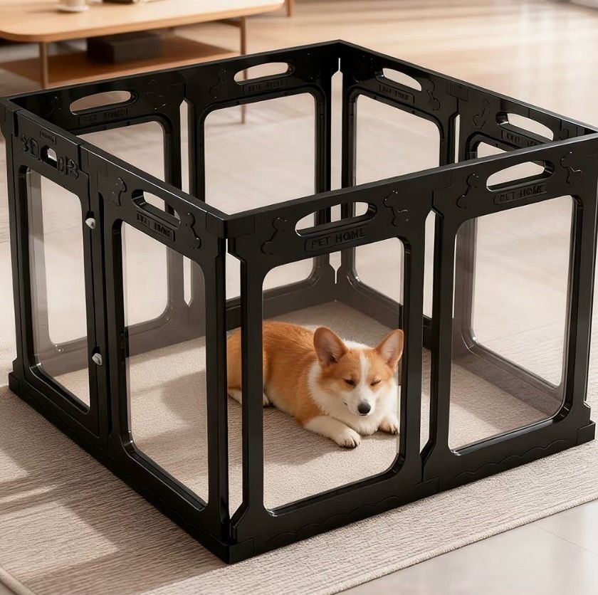 30” Tall 8 Panel Acrylic Pet Playpen