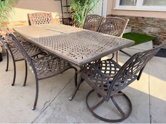Heavy Duty Metal Patio Table Set