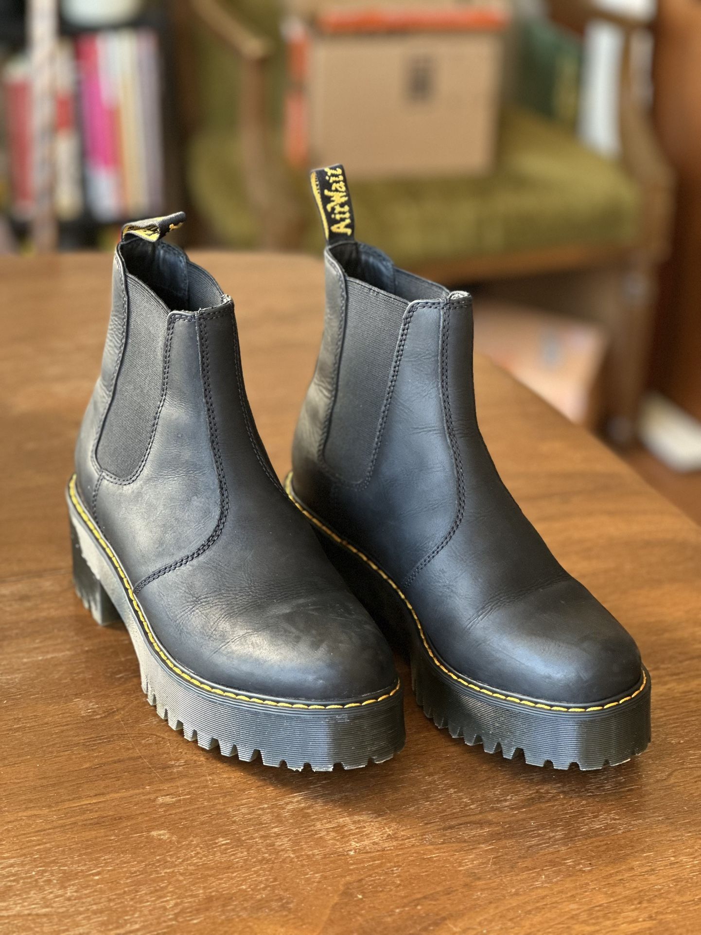 Doc Martin Platform Chelsea Boots - Size 10