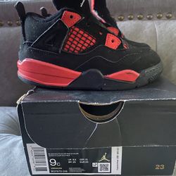 JORDAN 4 RETRO (TD) KIDS Size 9c