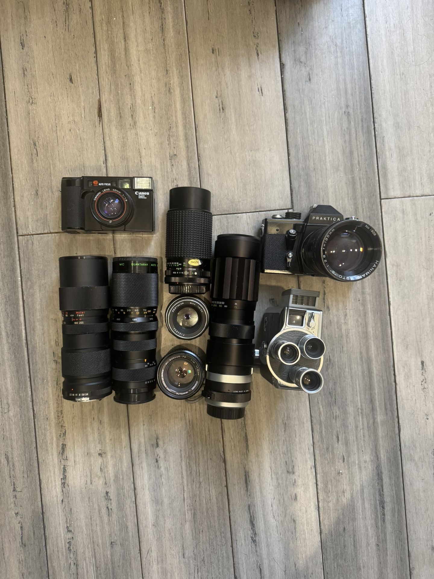 Vintage lenses & Camera