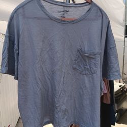 Blue/Grey Womens T-shirt