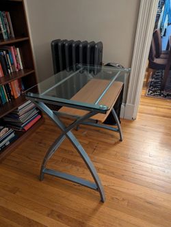 Stylish Glass Top Desk