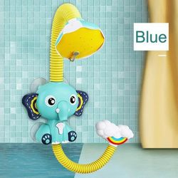 Bath Toys for Kids Electric Elephant Animal Sucker BaBy Bath Toys Spray Water Toys for Kids Outside